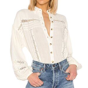 Free People Summer Stars button down